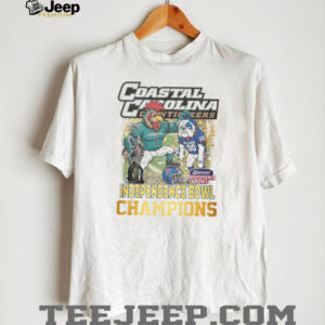 Coastal Carolina Chanticleers Independence Bowl Champions 2025 T Shirt Coastal Carolina Chanticleers Independence Bowl Champions 2025 T Shirt