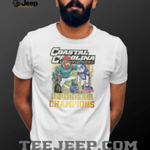 Coastal Carolina Chanticleers Independence Bowl Champions 2025 T Shirt