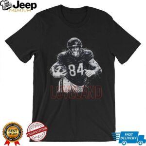 Colston Loveland halftone Chicago Bears Football NFL vintage shirt Colston Loveland halftone Chicago Bears Football NFL vintage shirt