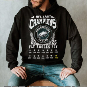 Commemorative Philadelphia Eagles NFL East 2026 Championship T Shirt Commemorative Philadelphia Eagles NFL East 2026 Championship T Shirt