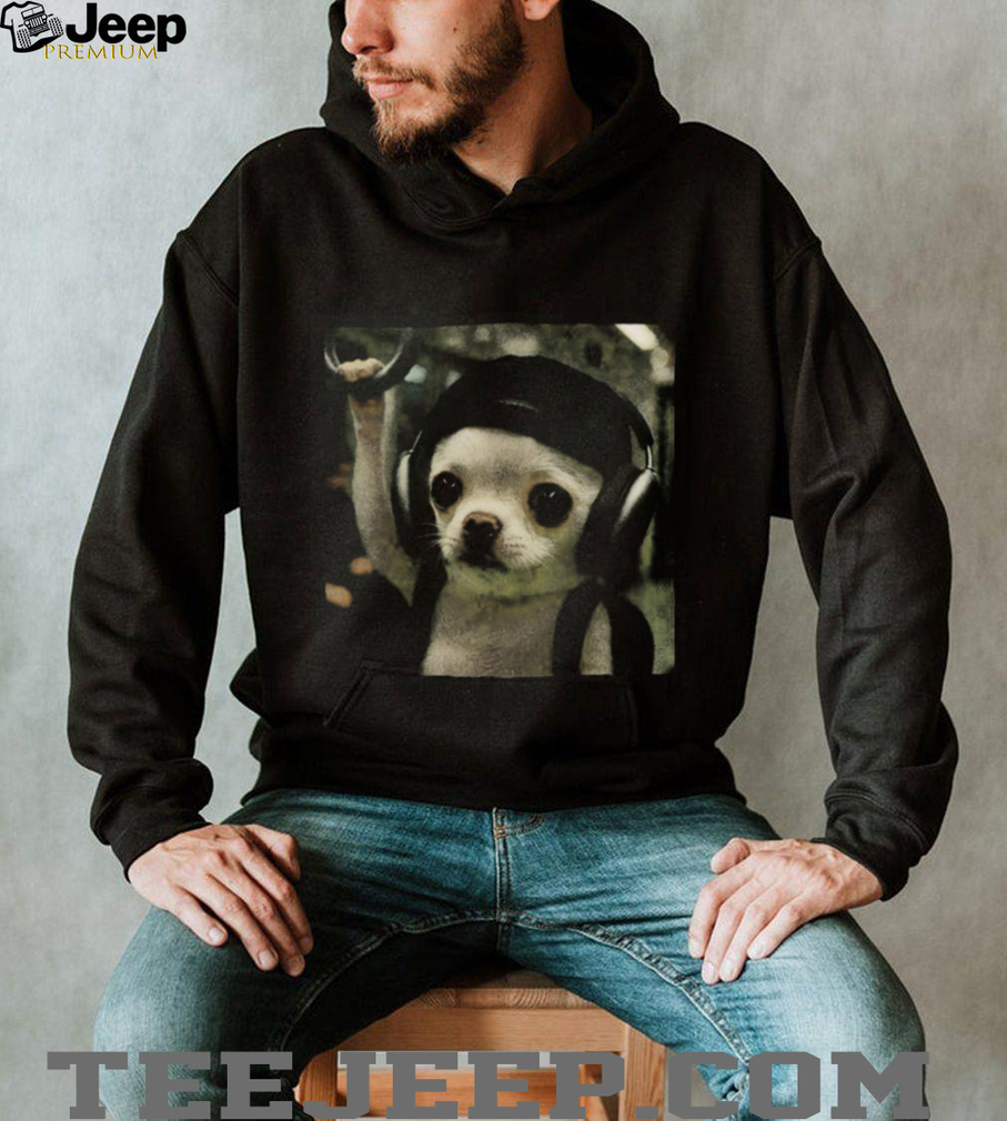 Commuter Chihuahua With Headphones Meme Shirt Funny Dog On Subway Commuter Chihuahua With Headphones Meme Shirt Funny Dog On Subway
