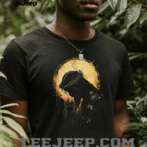 Crown Of Thorns Jesus Portrait Graphic T Shirt Religious Art