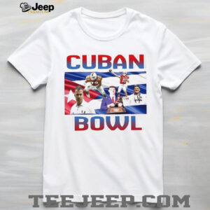 Cuban Bowl player and flag shirt Cuban Bowl player and flag shirt