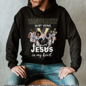 Custom Vanderbilt In My Veins Jesus In My Heart T Shirt.