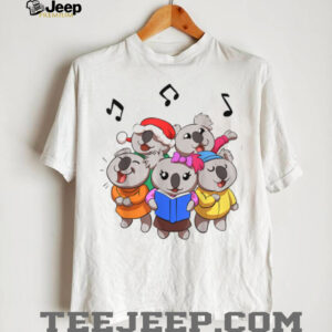 Cute Koala Choir Singing Christmas Carols Holiday Graphic Shirt Cute Koala Choir Singing Christmas Carols Holiday Graphic Shirt