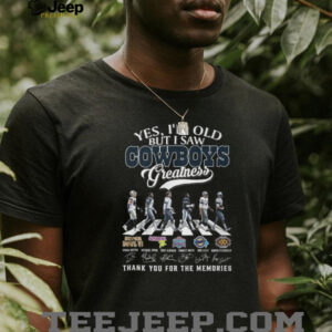 Dallas Cowboys Greatness Legends Abbey Road Signature T Shirt