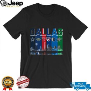 Dallas Sports Skyline Mashup T Shirt