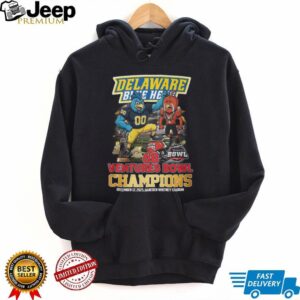 Delaware Blue Hens 68 Ventures Bowl Champions 2025 Mascot T Shirt
