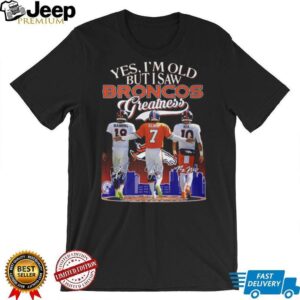 Denver Broncos Greatness Manning Elway Nix Signature Fan Shirt