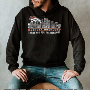 Denver Broncos Thank You For The Memories Skyline T Shirt
