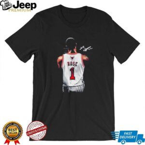 Derrick Rose 1 of 1 Chicago Bulls Basketball 2026 signature shirt Derrick Rose 1 of 1 Chicago Bulls Basketball 2026 signature shirt