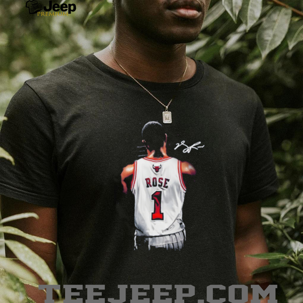 Derrick Rose 1 of 1 Chicago Bulls Basketball 2026 signature shirt Derrick Rose 1 of 1 Chicago Bulls Basketball 2026 signature shirt