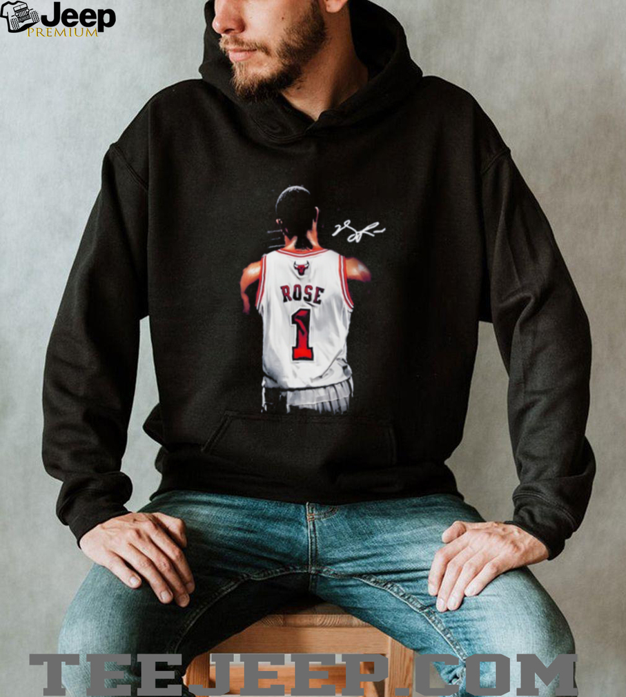 Derrick Rose 1 of 1 Chicago Bulls Basketball 2026 signature shirt Derrick Rose 1 of 1 Chicago Bulls Basketball 2026 signature shirt