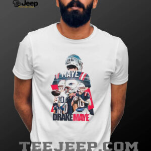 Drake Maye 10 New England Patriots Football graphic vintage shirt