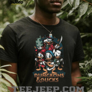 Dungeons & Ducks Scrooge McDuck RPG Fantasy Adventure T Shirt