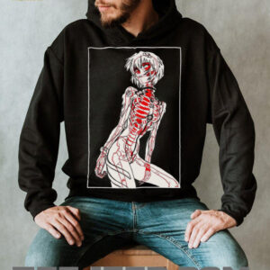 Evangelion Inspired Rei Ayanami X Ray Skeleton Cyberpunk Shirt