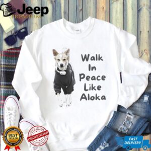 Faithful dog walk in peace like aloka vintage shirt