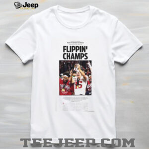 Fernando Mendoza Indiana Hoosiers Flippin Champs Heisman Trophy Big 10 Win vs Ohio Football Indiana Daily Student shirt