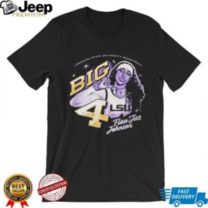 Flau’jae Johnson Big 4 LSU Tigers Louisiana State University Basketball shirt