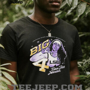 Flau’jae Johnson Big 4 LSU Tigers Louisiana State University Basketball shirt