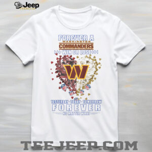 Forever a Commanders Fan T Shirt Washington Football Apparel Forever a Commanders Fan T Shirt Washington Football Apparel