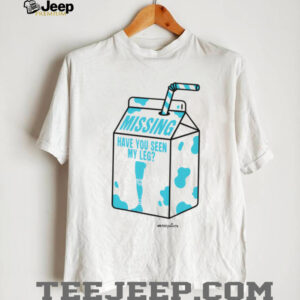 Funny Amputee Humor “Missing Have You Seen My Leg” Milk Carton Tee Funny Amputee Humor “Missing Have You Seen My Leg” Milk Carton Tee