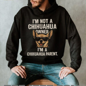 Funny Chihuahua Parent Dog Lover Sunglasses Graphic T Shirt