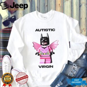 Funny Fairy Batman Autistic Virgin Lego Minifigure Parody T Shirt