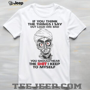 Funny Skeleton Sarcastic Humor Loud Thoughts Tshirt