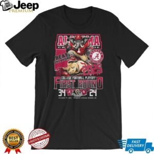 Alabama Crimson Tide vs. Oklahoma Sooners 2025 CFP First Round T Shirt