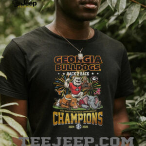 Georgia Bulldogs Back 2 Back SEC Champions 2024 2025 T Shirt. Georgia Bulldogs Back 2 Back SEC Champions 2024 2025 T Shirt.