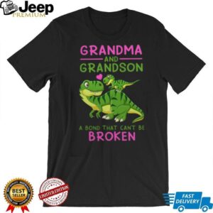 Grandma And Grandson T Rex Dinosaur Bond T Shirt