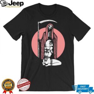 Grim Reaper & Bound Soul Aesthetic Pastel Goth Graphic Tee Grim Reaper & Bound Soul Aesthetic Pastel Goth Graphic Tee