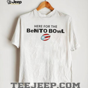 Here for the Benito Bowl Bad Bunny Super Bowl 2026 Embroidered shirt