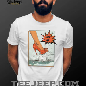 High Heel Crushing Ice Cube Pop Art Comic Style T Shirt High Heel Crushing Ice Cube Pop Art Comic Style T Shirt