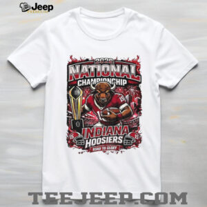 Hoosier the Bison Indiana Hoosiers Football 2026 National Championship Road to Glory shirt