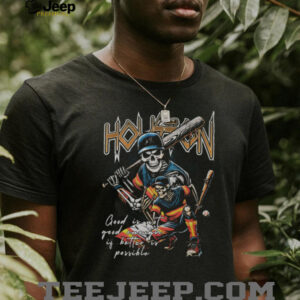 Houston Astros Baseball Skeleton T Shirt