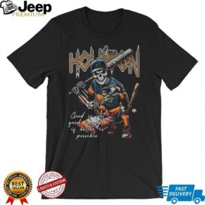 Houston Astros Baseball Skeleton T Shirt