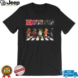 Houston Sports Mascots Abbey Road Crosswalk Astros Texans Rockets Dynamo T Shirt