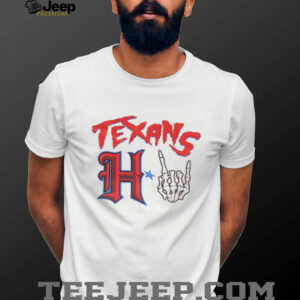 Houston Texans Football NFL rock and roll hand shirt
