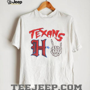 Houston Texans Football NFL rock and roll hand shirt