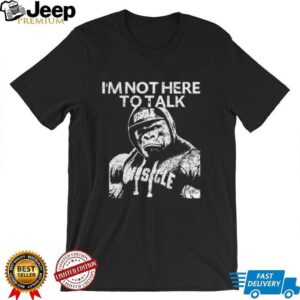 I'M Not Here To Talk Gorilla Muscle Bodybuilding Workout Tank