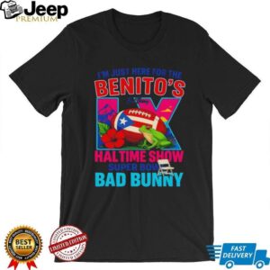 I’m just here for the Benito’s Super Bowl shirt