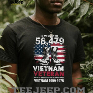 In Memory of 58,479 Vietnam Veteran 1959 1975 Veterans Day Classic T Shirt