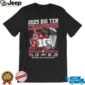 Indiana Hoosiers 2025 Big Ten Football Champions Tee