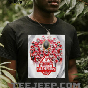 Indiana Hoosiers 2025 National Champions Football winner poster shirt
