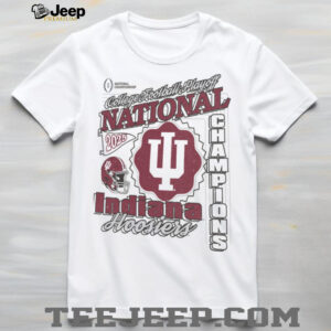 Indiana Hoosiers 2025 National Champions Vintage Cream Tshirt