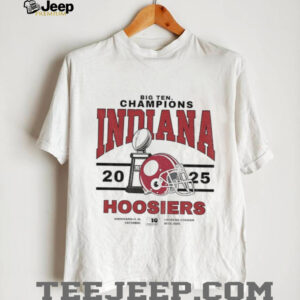 Indiana Hoosiers Football Big Ten Champions 2025 Indianapolis in Saturday shirt Indiana Hoosiers Football Big Ten Champions 2025 Indianapolis in Saturday shirt