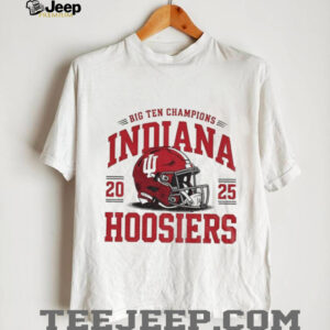 Indiana Hoosiers Football Big Ten Champions 2025 helmet logo shirt Indiana Hoosiers Football Big Ten Champions 2025 helmet logo shirt