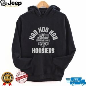 Indiana Hoosiers Football Hoo Hoo Hoo Hoosiers CFP National Champions shirt